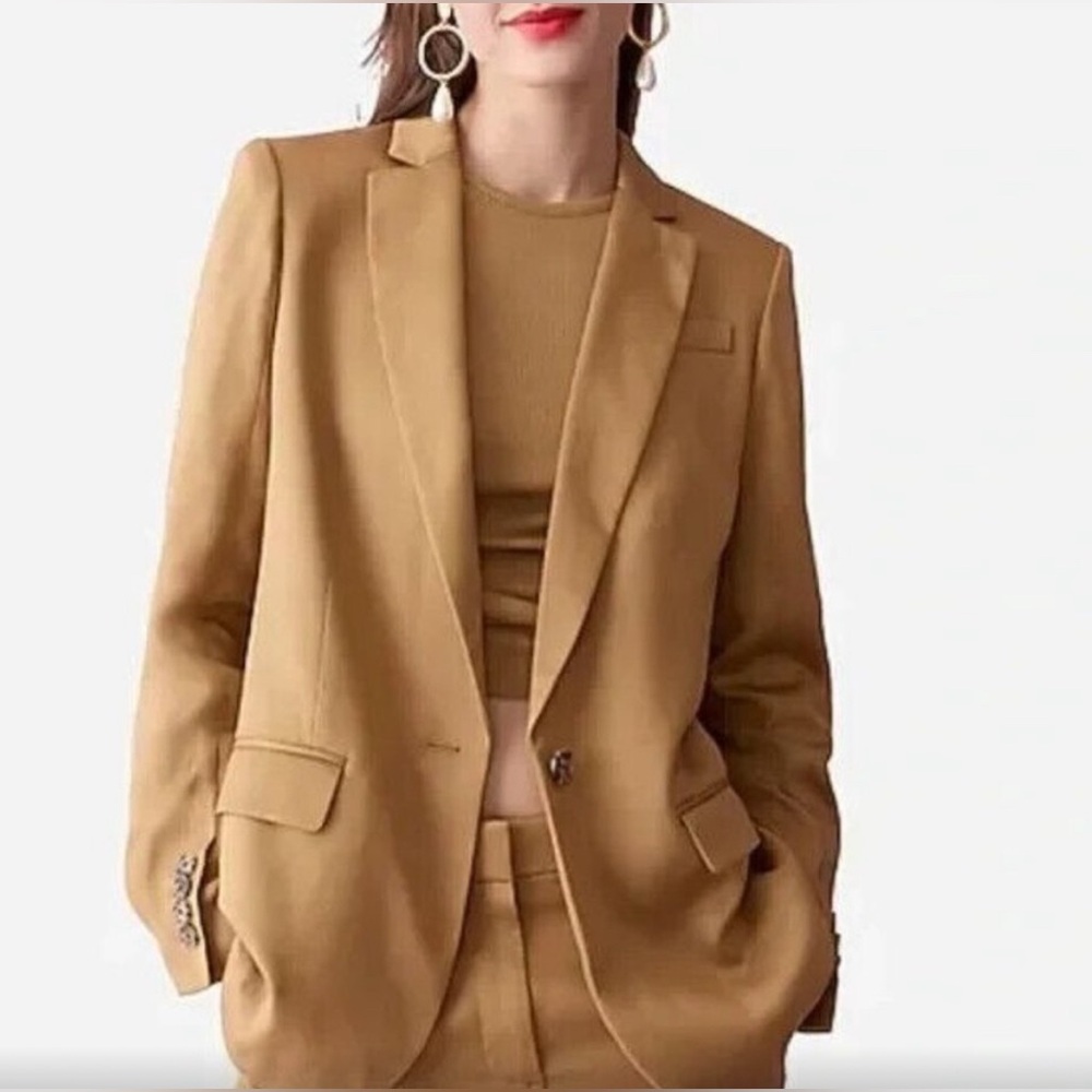 NWT J Crew Alfie blazer in Gramercy twill, 4